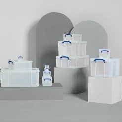 Really Useful Storage Box - Clear - 50L -Optimal Furniture Store 12804043 6404942007936376