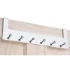 None Over The Door Hook Rail - Polished Chrome - 6 Hooks 2 None Over The Door Hook Rail - Polished Chrome - 6 Hooks -Optimal Furniture Store 12806958 5154831916073045