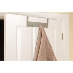 None Over The Door Hook Rail - Polished Chrome - 6 Hooks -Optimal Furniture Store 12806958 7894832978692011