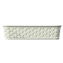 Curver My Style A5 Rectangular Plastic Storage Organiser - Vintage White -Optimal Furniture Store 12807670 5864833169450362