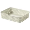 Curver My Style A5 Rectangular Plastic Storage Organiser - Vintage White -Optimal Furniture Store 12807670 6234831970244921