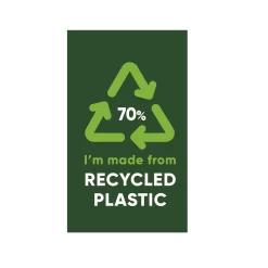 Curver One Touch Deco Bin 40L - Silver -Optimal Furniture Store 12808950 1194833217773168