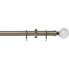 Antique Brass Fixed Curtain Pole With Crystal Finial 3m -Optimal Furniture Store 12810080 7104831958527584