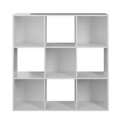Compact Cube 3x3 Storage Unit - White -Optimal Furniture Store 12815994 1444929106954815