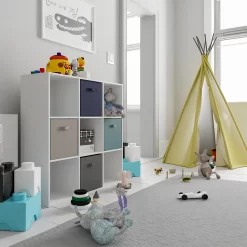 Compact Cube 3x3 Storage Unit - White -Optimal Furniture Store 12815994 1924929106905777