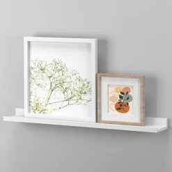 Flexi Storage Decorative Shelving Photo Shelf - White Matt - 600x35x100mm -Optimal Furniture Store 12817964 1384876425677934