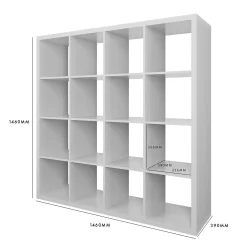 Clever Cube 4x4 Storage Unit - White -Optimal Furniture Store 12821332 1844953391927368