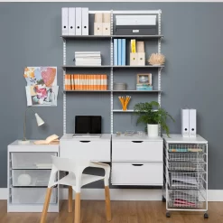 Shelf Grey Oak 1200x16x250mm -Optimal Furniture Store 12821480 8384832960703252