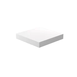 Floating Shelf - White Matt - 235 X 235 X 38mm
