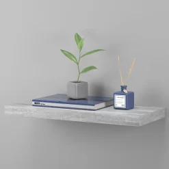 Floating Shelf - Grey Oak - 600 X 240 X 38mm -Optimal Furniture Store 12822025 5144876423820541