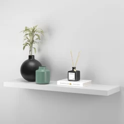 Floating Shelf - White Matt - 900 X 240 X 38mm -Optimal Furniture Store 12822045 1194887314846862