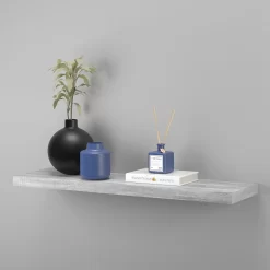 Floating Shelf - Grey Oak - 900 X 235 X 38mm -Optimal Furniture Store 12822048 5884876424654919