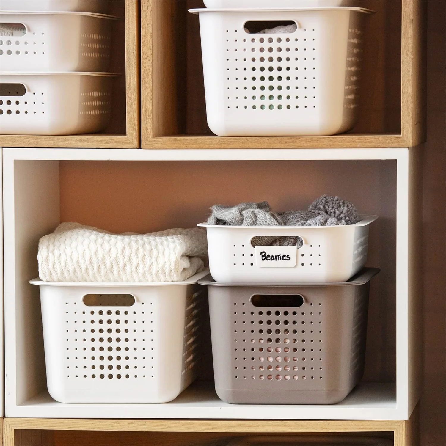 2 Pack Smartstore Wardrobe Basket Tag - White 6 2 Pack Smartstore Wardrobe Basket Tag - White - Image 4