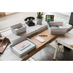 Curver My Style A5 Rectangular Plastic Storage Organiser - Grey -Optimal Furniture Store 12823029 7124833226800633