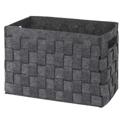 Medium Felt Storage Basket - Grey