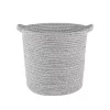 Two-Tone Cotton Rope Basket -Optimal Furniture Store 12829235 8294831918133460
