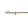 Extendable Cage Finial Curtain Pole - Antique Brass - 1.7-3m (16/19mm) -Optimal Furniture Store 12831952 1734831970947929