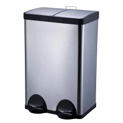 2X30 LITRES PEDAL BIN MATT