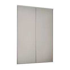 Classic 2 Door Sliding Wardrobe Kit Cashmere Panel (W)1185 X (H)2260mm