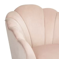 Sophia Scallop Occasional Chair - Blush -Optimal Furniture Store 12836665 1074861201699719