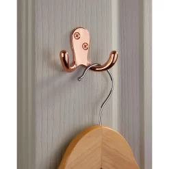 Basic Double Robe Hook - Polished Copper -Optimal Furniture Store 12838611 1444995165429546