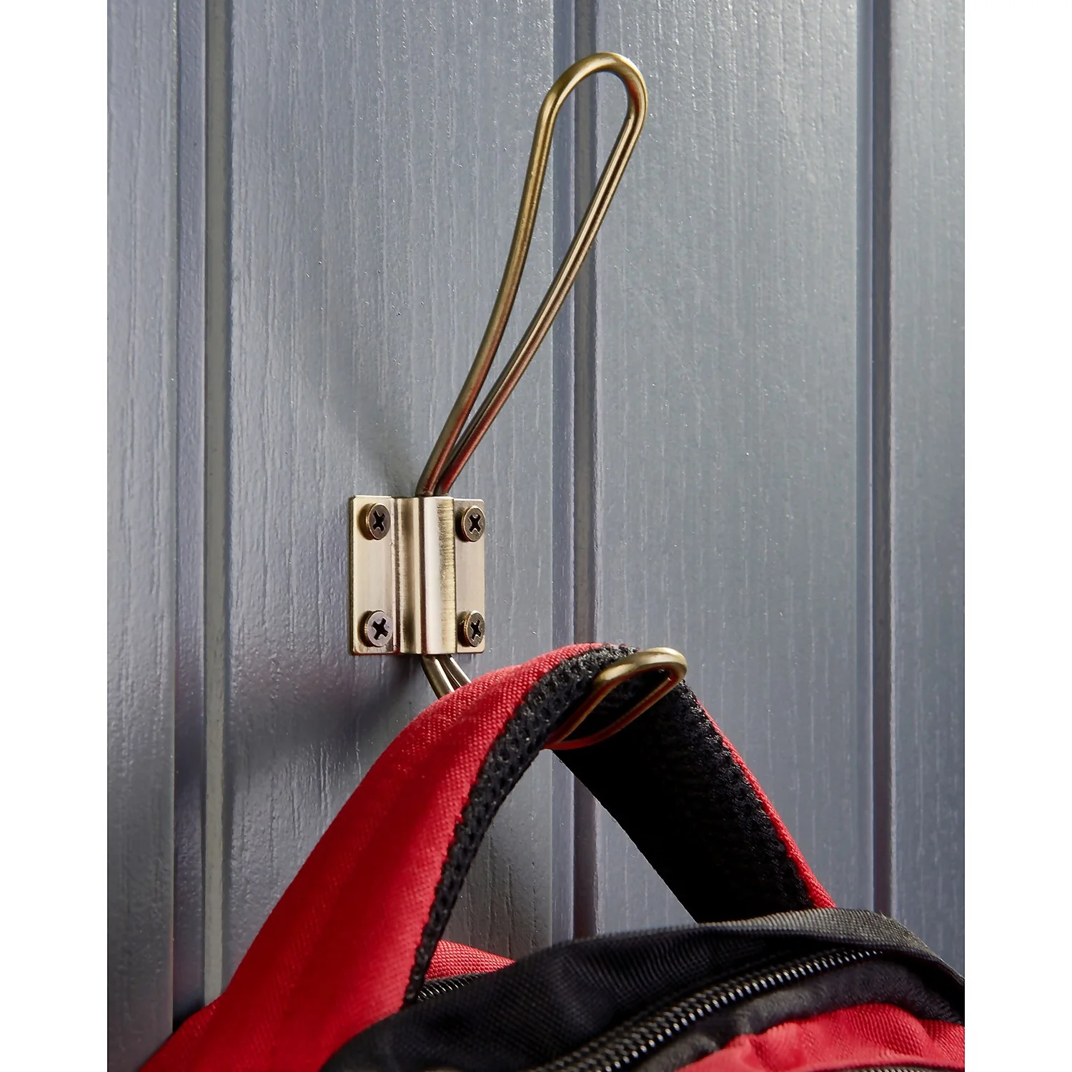 Wire Hook - Antique Brass 5 Wire Hook - Antique Brass - Image 3