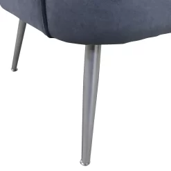 Sophia Scallop Occasional Chair - Grey -Optimal Furniture Store 12838886 3554940538307506