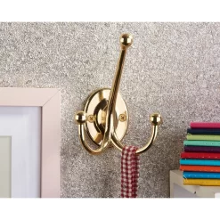 Oval Tri Hook - Polished Brass -Optimal Furniture Store 12839028 1544995165993978