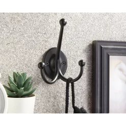 Oval Tri Hook - Matt Black -Optimal Furniture Store 12839034 1854995165970671