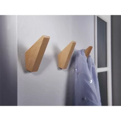 Wooden Hook Set - Beech Effect -Optimal Furniture Store 12839185 2854833203002668