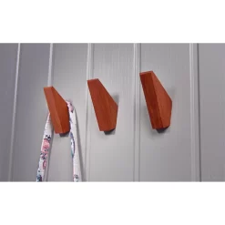 Wooden Hook Set - Walnut Effect -Optimal Furniture Store 12839190 2084833201513513