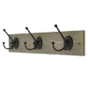 3 Tri Oval Black Hook On XL Rustic Board -Optimal Furniture Store 12839303 1304845858964311