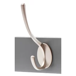 2 Victorian Satin Nickel Hooks On Slate Grey Bloc Board -Optimal Furniture Store 12839542 1564964414599638