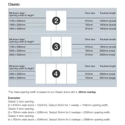 Classic Sliding Wardrobe Door Mirror With Silver Frame (W)914mm -Optimal Furniture Store 12842821 2584993323247974