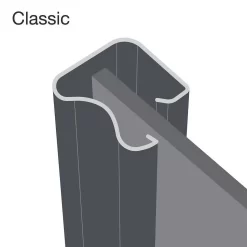 Classic Sliding Wardrobe Door Mirror With Silver Frame (W)914mm -Optimal Furniture Store 12842821 6184986134107641