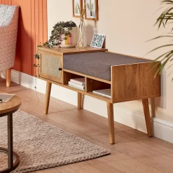 Kubu Rattan Hallway Bench -Optimal Furniture Store 12844147 3944907793858567