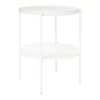 Solna Terrazo Side Table - White -Optimal Furniture Store 12876028 1154886270318610