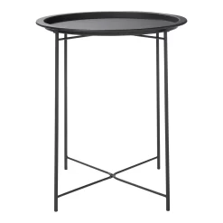 Metal Folding Side Table - Black -Optimal Furniture Store 12879001 2274940538666315