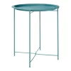 Folding Side Table Dark Teal 2 Folding Side Table Dark Teal -Optimal Furniture Store 12879006 1604888469310744