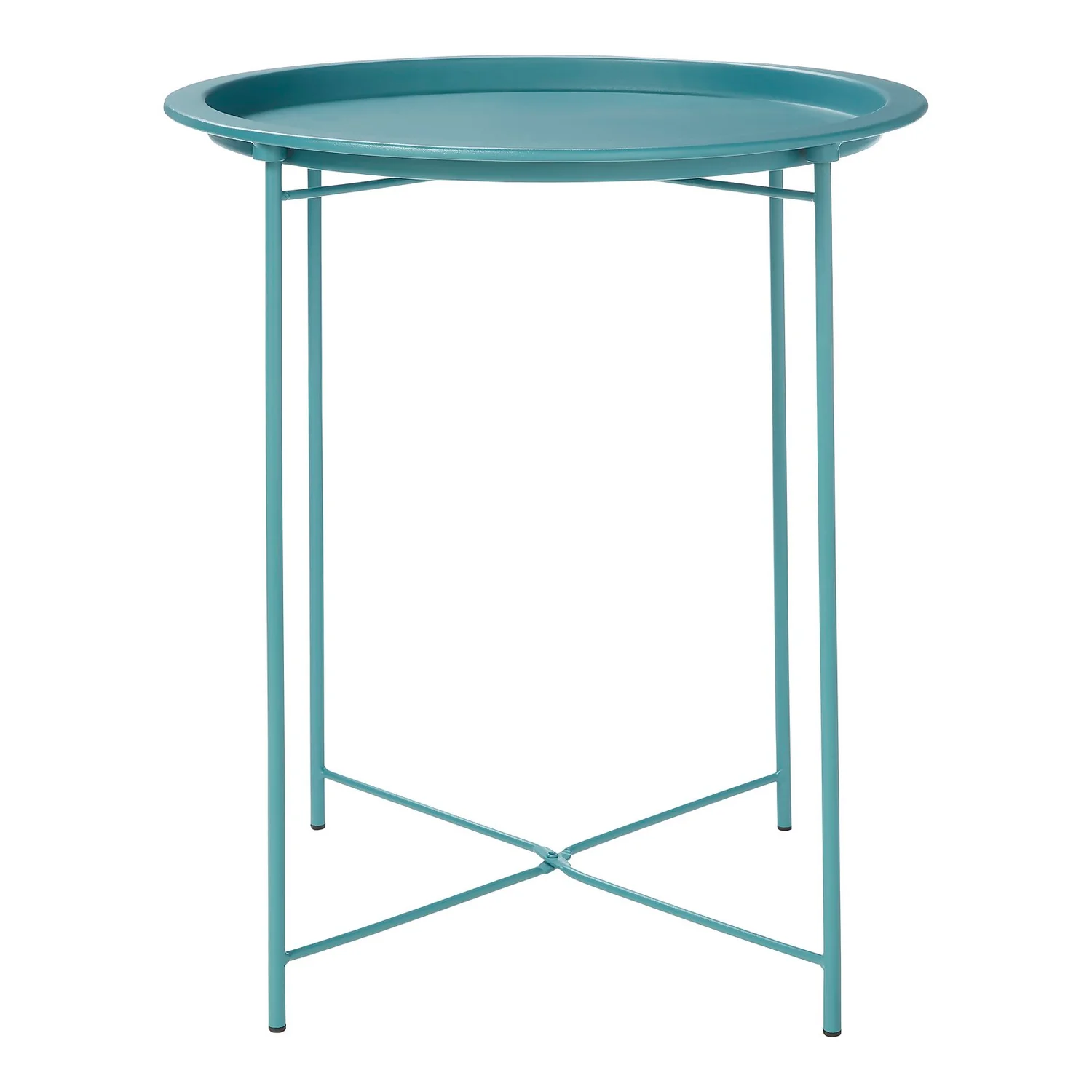 Folding Side Table Dark Teal 4 Folding Side Table Dark Teal - Image 2