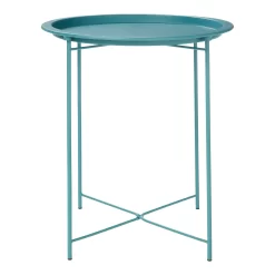 Folding Side Table Dark Teal 16 Folding Side Table Dark Teal -Optimal Furniture Store 12879006 9224888469517198