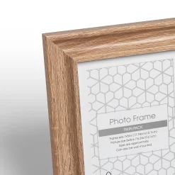 Twin Pack Of Photo Frames - 6x4" - Oak -Optimal Furniture Store 12879238 2134853904422181