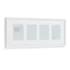 Box Photo Frame Multi Aperture - 60x25cm - White