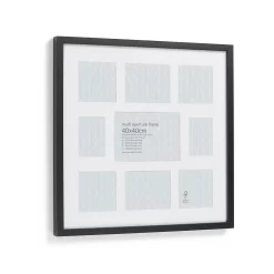 Box Photo Frame Multi Aperture - 40x40cm - Black