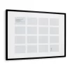 Box Photo Frame Multi Aperture - 50x70cm - Black -Optimal Furniture Store 12879267 2004929074119299