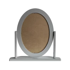 Oval Dressing Table Mirror - Grey -Optimal Furniture Store 12879286 3574863710536602