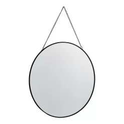 Round Mirror - Black - 30cm
