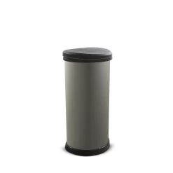 Curver 40L Deco Bin - Textured Grey