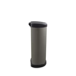 Curver 40L Deco Bin - Textured Grey -Optimal Furniture Store 12882210 2104843510175355