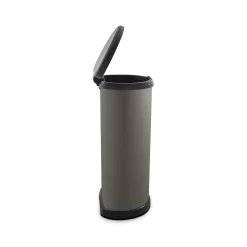Curver 40L Deco Bin - Textured Grey -Optimal Furniture Store 12882210 9224843510188039